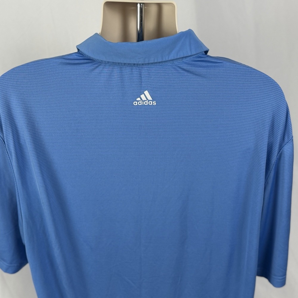 adidas Men's Ultimate Short Sleeve Golf Polo Shirt Light Blue, Stretch, Size L‎